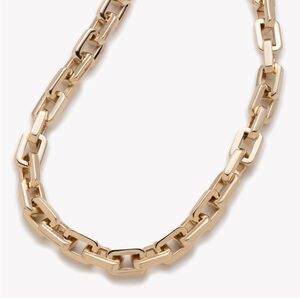 Eddie Borgo Super Link 12kp Gold Link Chain 17” Necklace